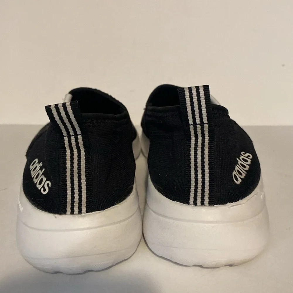 Adidas Women’s Light Racer Black Low Top Slip on Sneakers